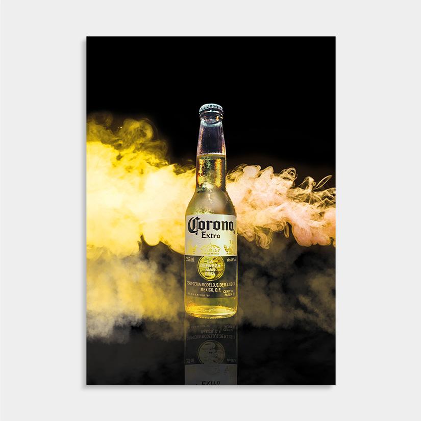 Corona booze rook wanddecoratie
