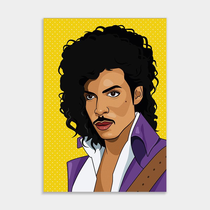 Prince bekendheid muurdecor pop