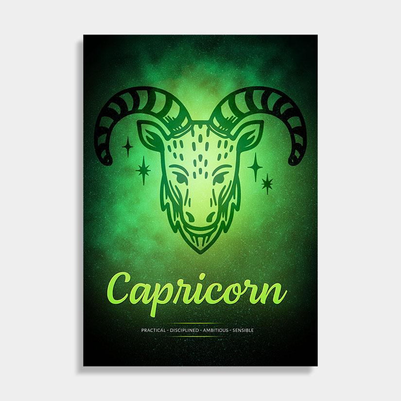 Capicorn zodiacsigns muur decoratie