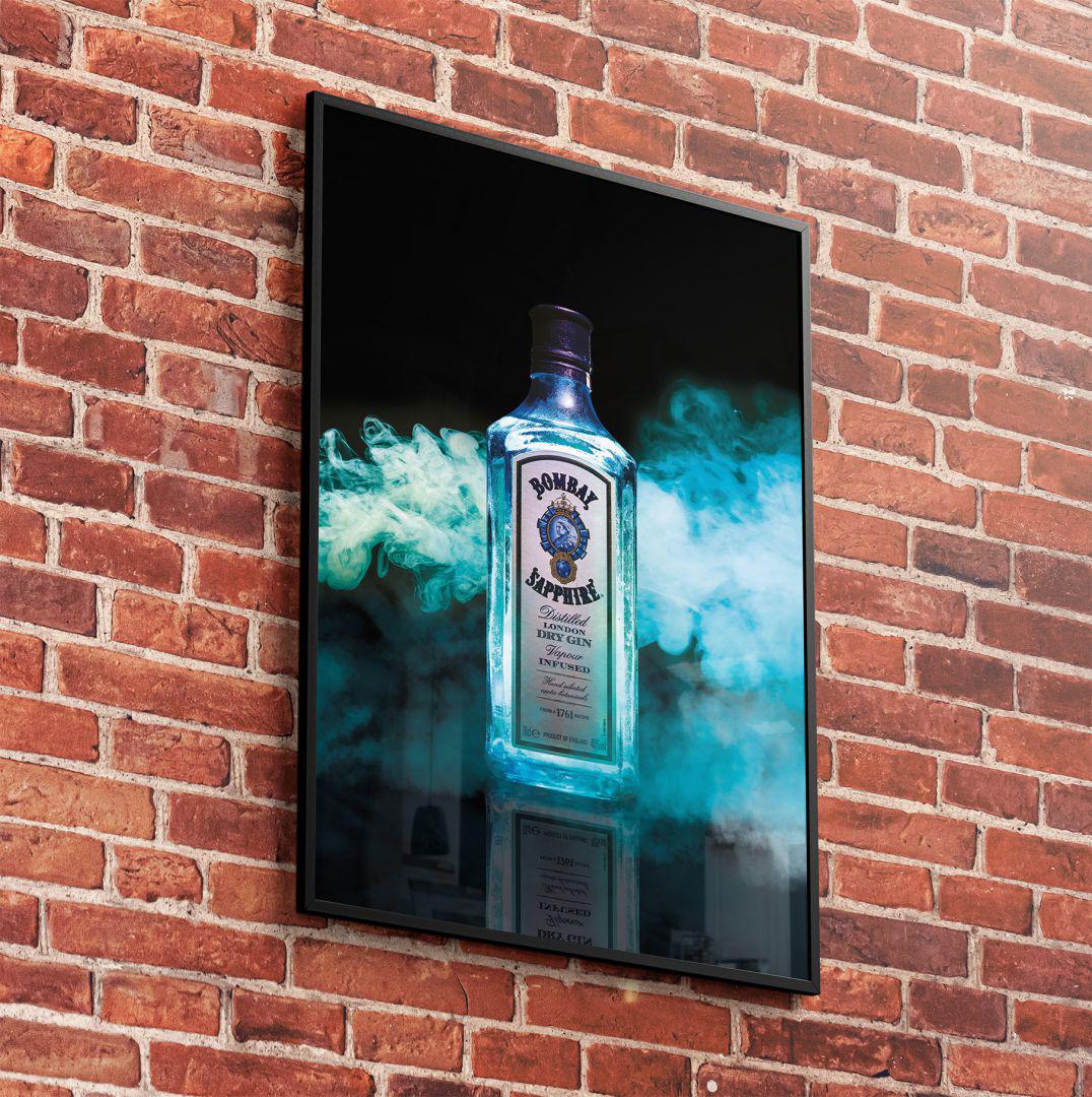 Bombay gin rook wanddecoratie concept
