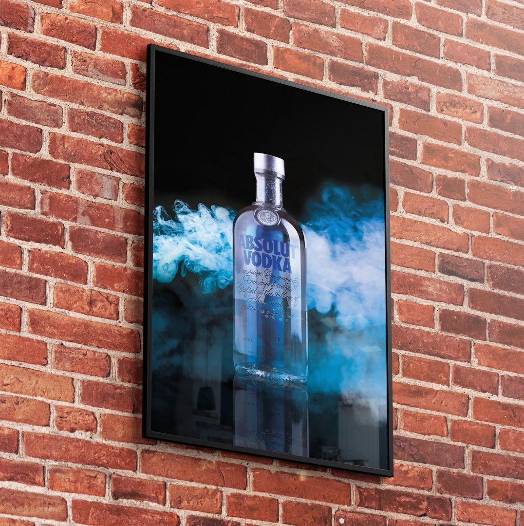 Absolut vodka mockup concept