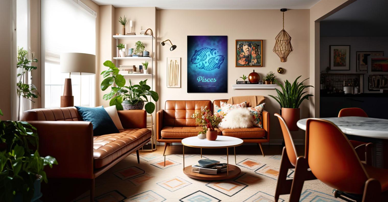 een eclectische woonstijl met design object