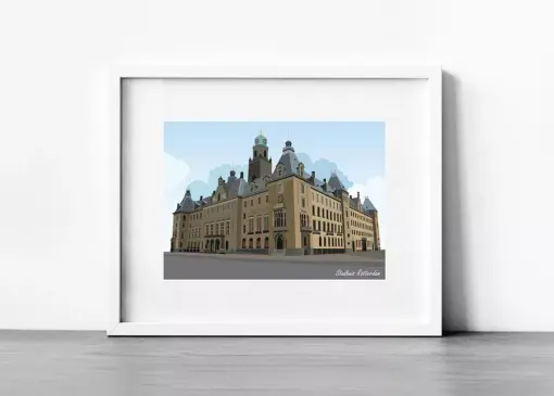 Pand illustraties design object custom