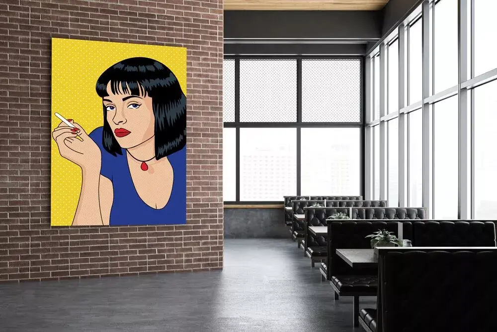 Uma Thurman Pop art Design object