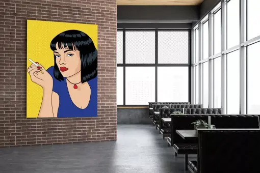 Uma Thurman Pop art Design object