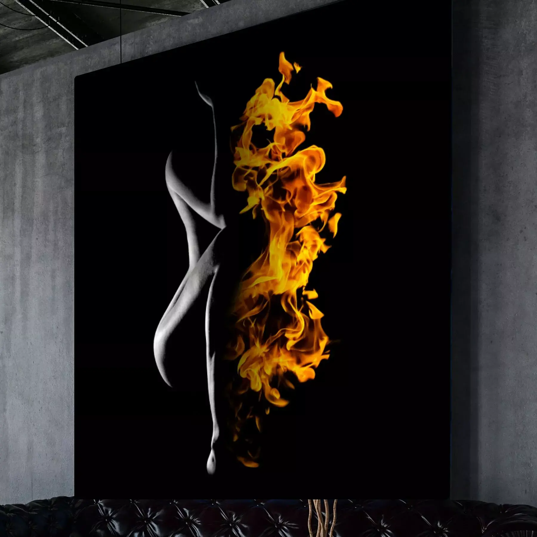 Fire Naked Nature Design Object