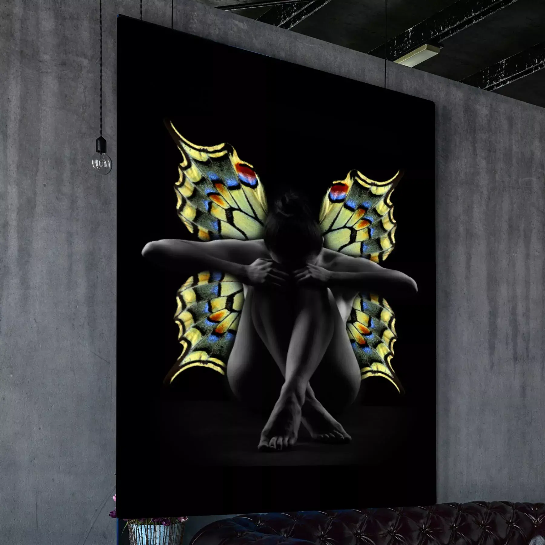 Butterfly Naked Nature Design Object