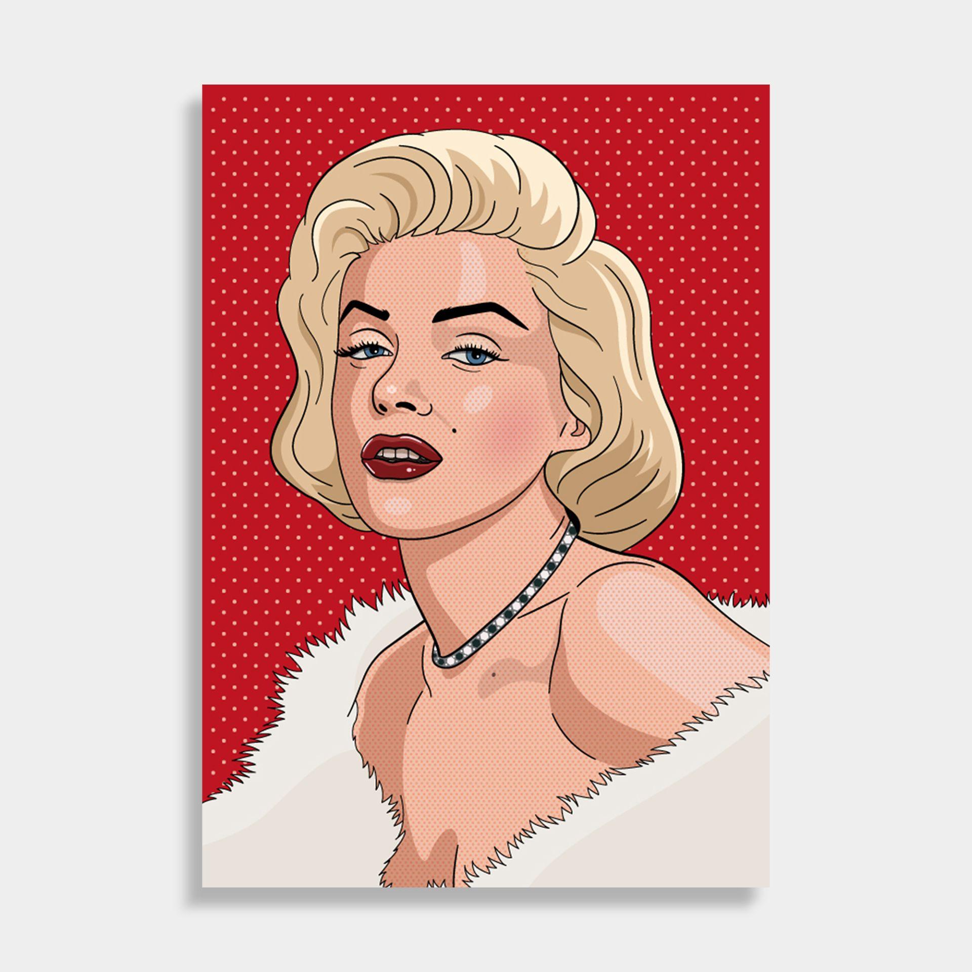 Marilyn Monroe popart versiering muurdecor