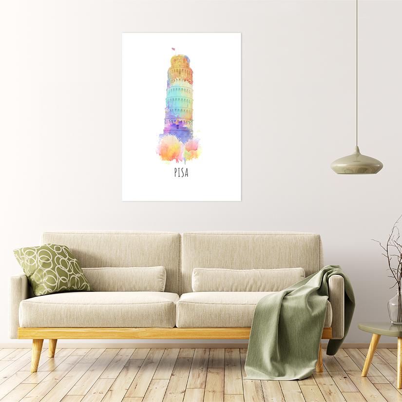 Pisa toren model voorbeeld